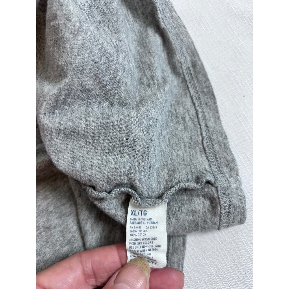 American Eagle Graphic Muscle Tank XL Gray Distressed Eagle Mens - Picture 5 of 7